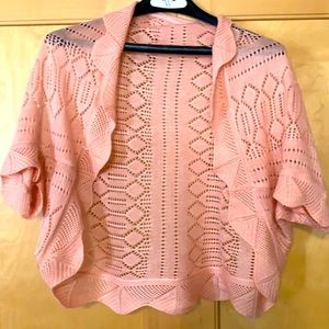 Pink shrug